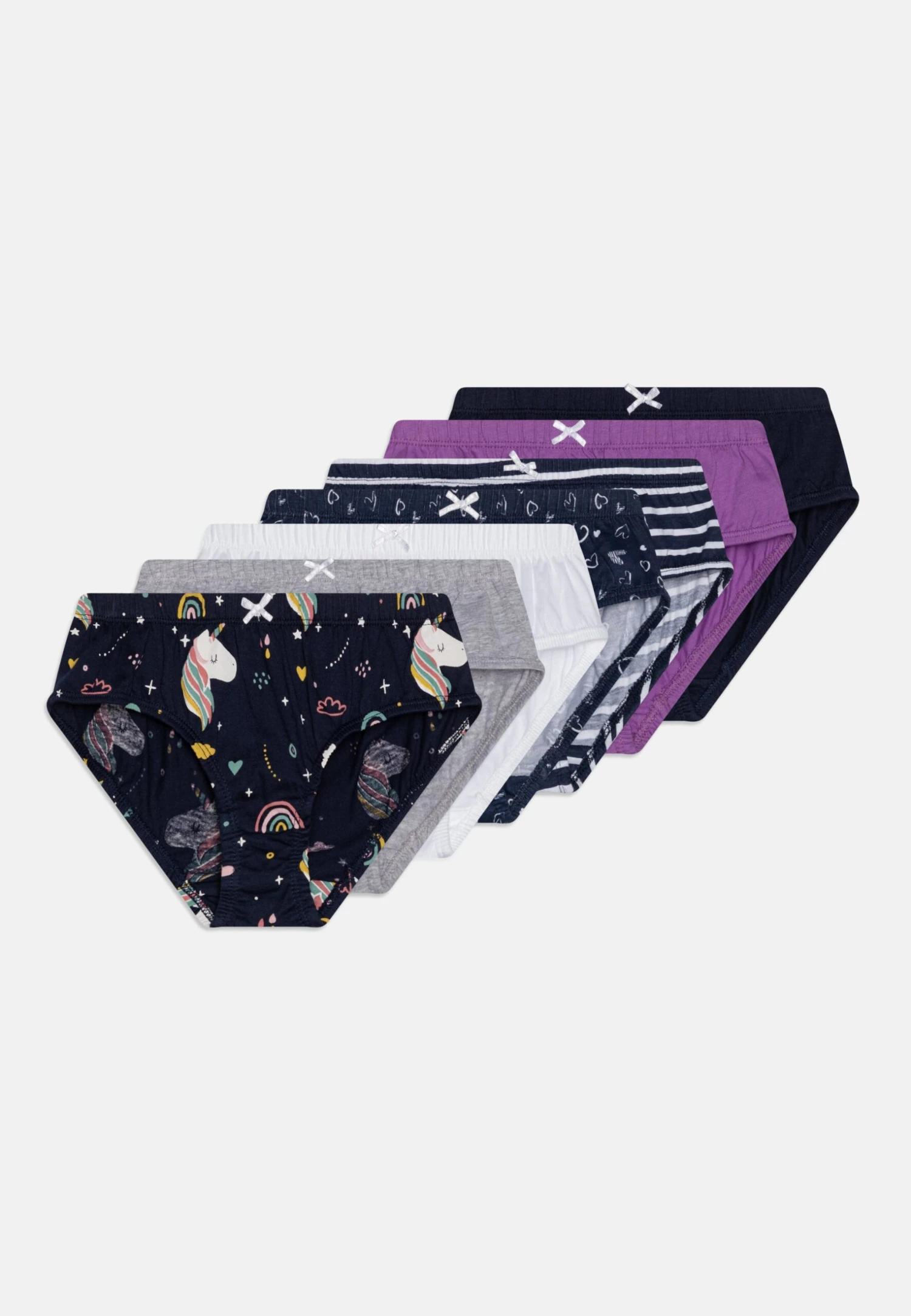 Friboo 7 Pack - Slip - Multi-Coloured /White 1 Friboo 7 Pack - Slip - Multi-Coloured /White