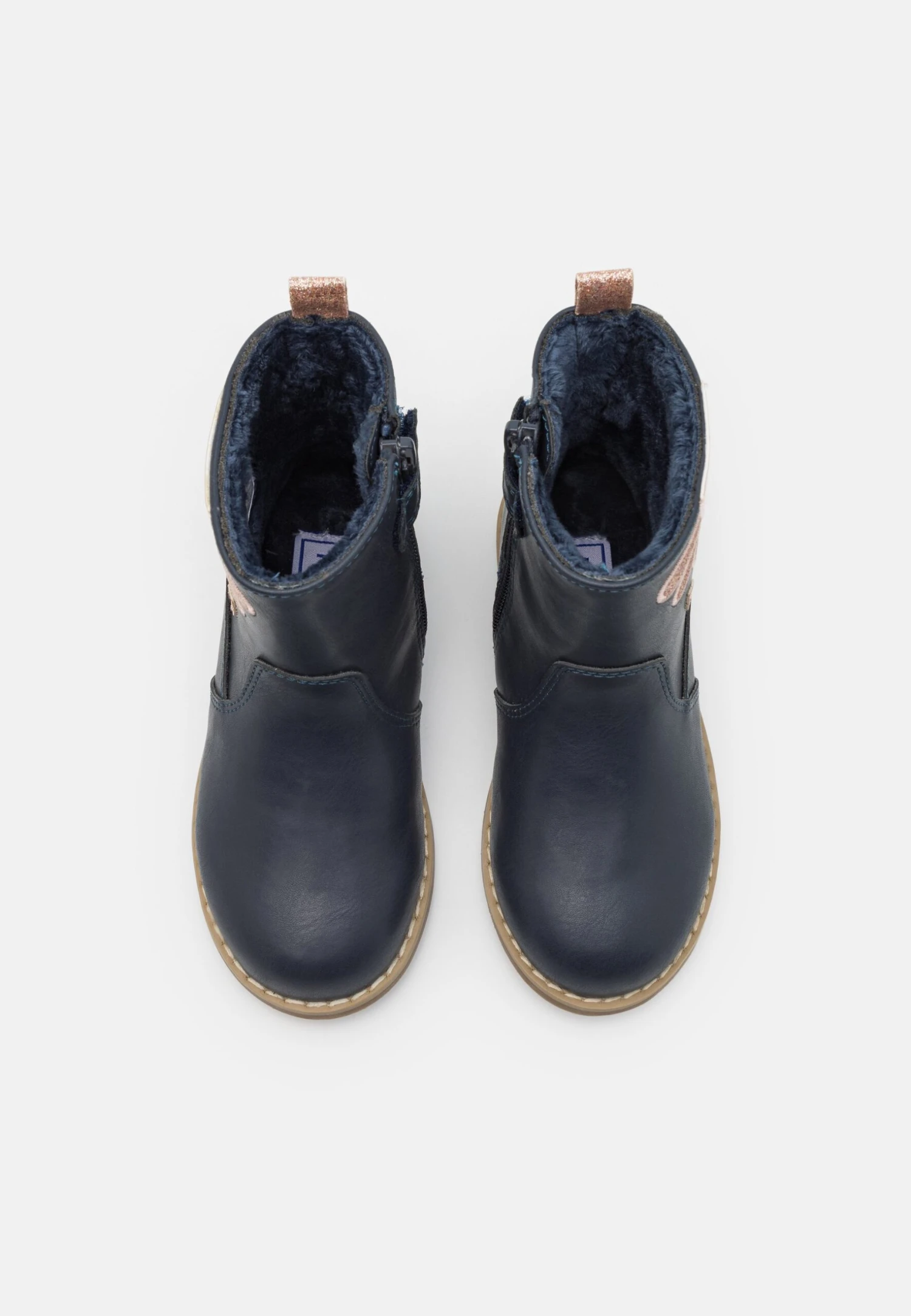 Friboo Korte Laarzen - Dark Blue 4 Friboo Korte Laarzen - Dark Blue - Afbeelding 4