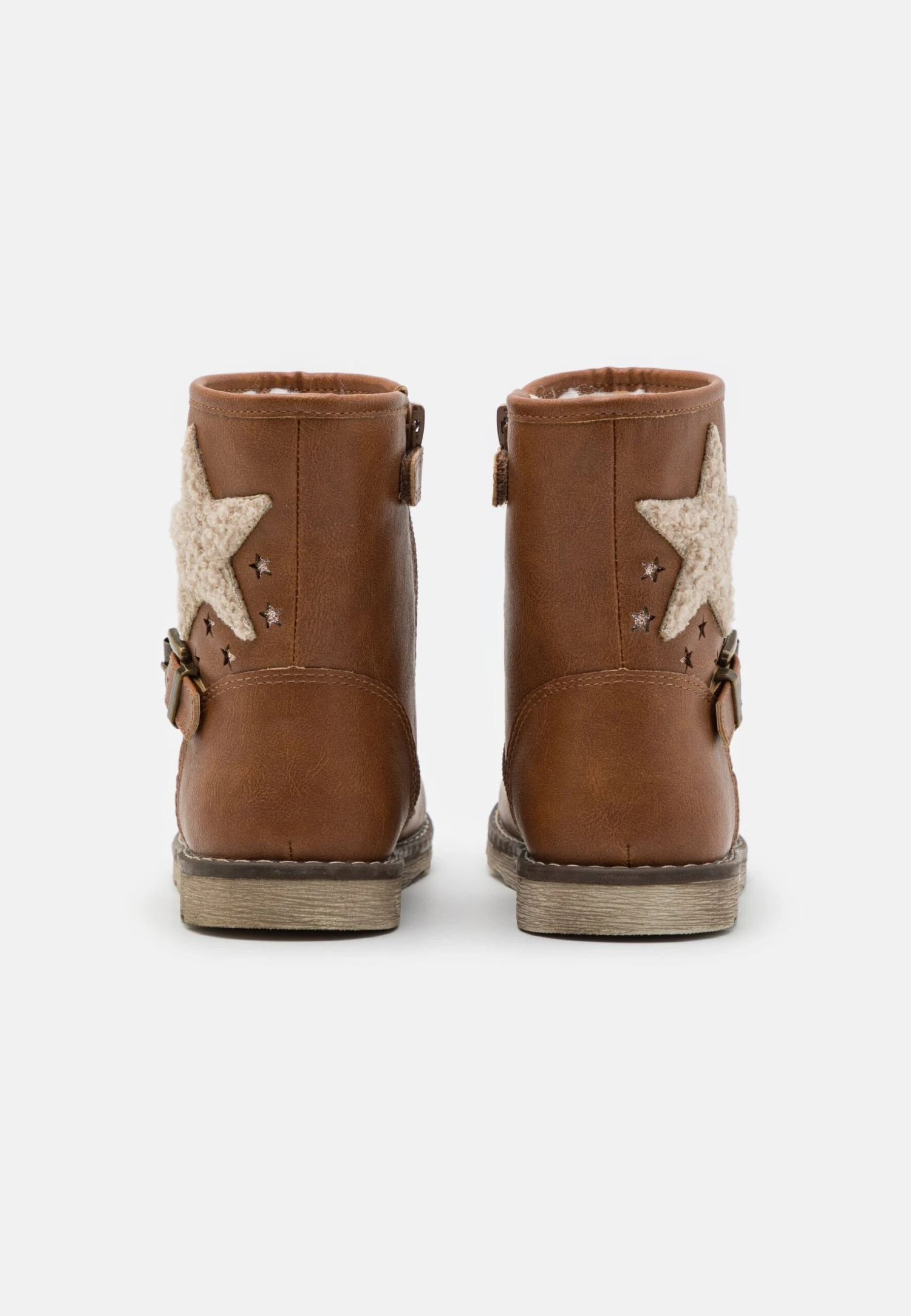 Friboo Korte Laarzen - Cognac 3 Friboo Korte Laarzen - Cognac - Afbeelding 3