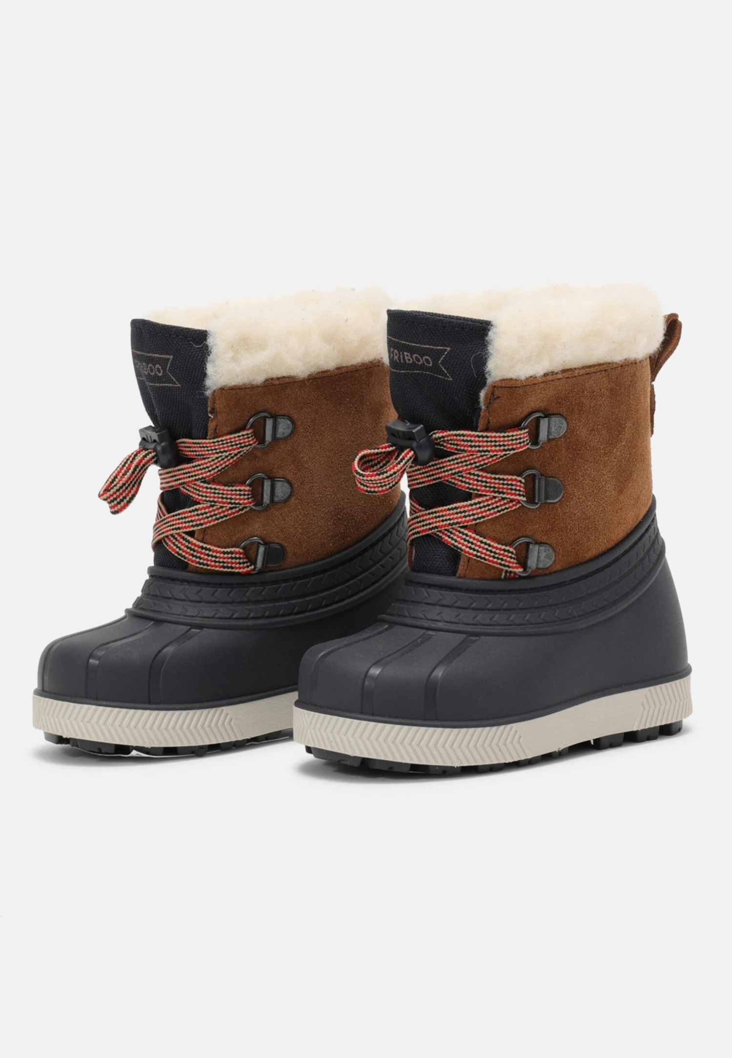 Friboo Leather Unisex - Snowboots- Cognac 2 Friboo Leather Unisex - Snowboots- Cognac - Afbeelding 2