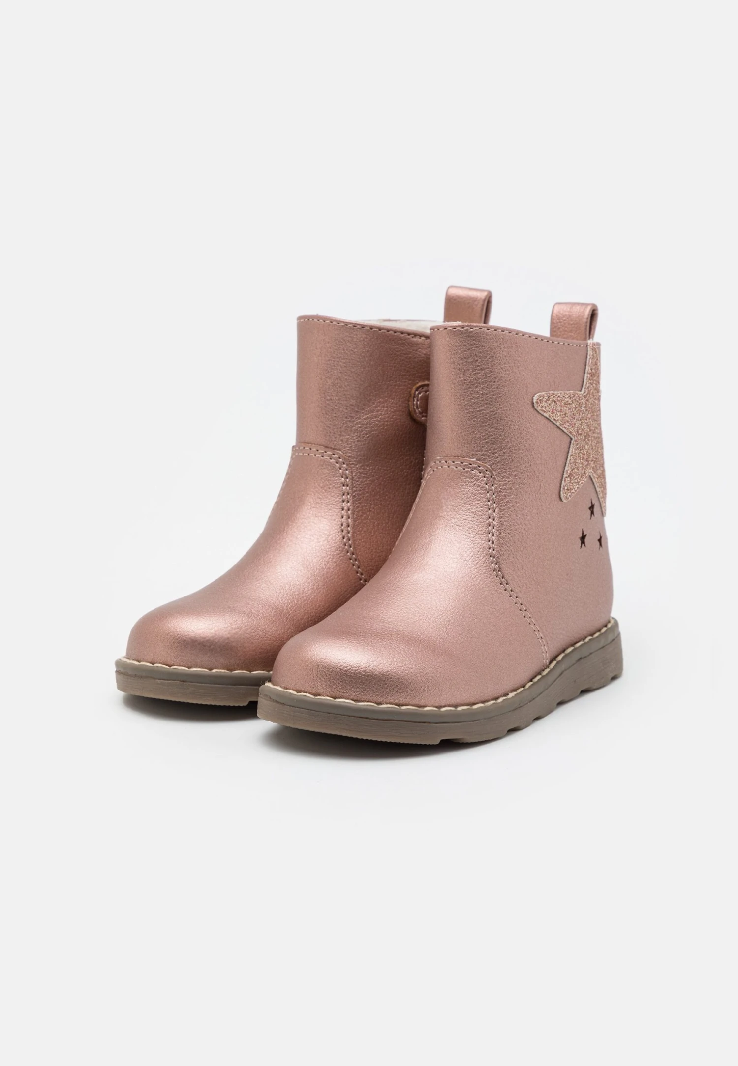 Friboo Korte Laarzen - Pink 2 Friboo Korte Laarzen - Pink - Afbeelding 2