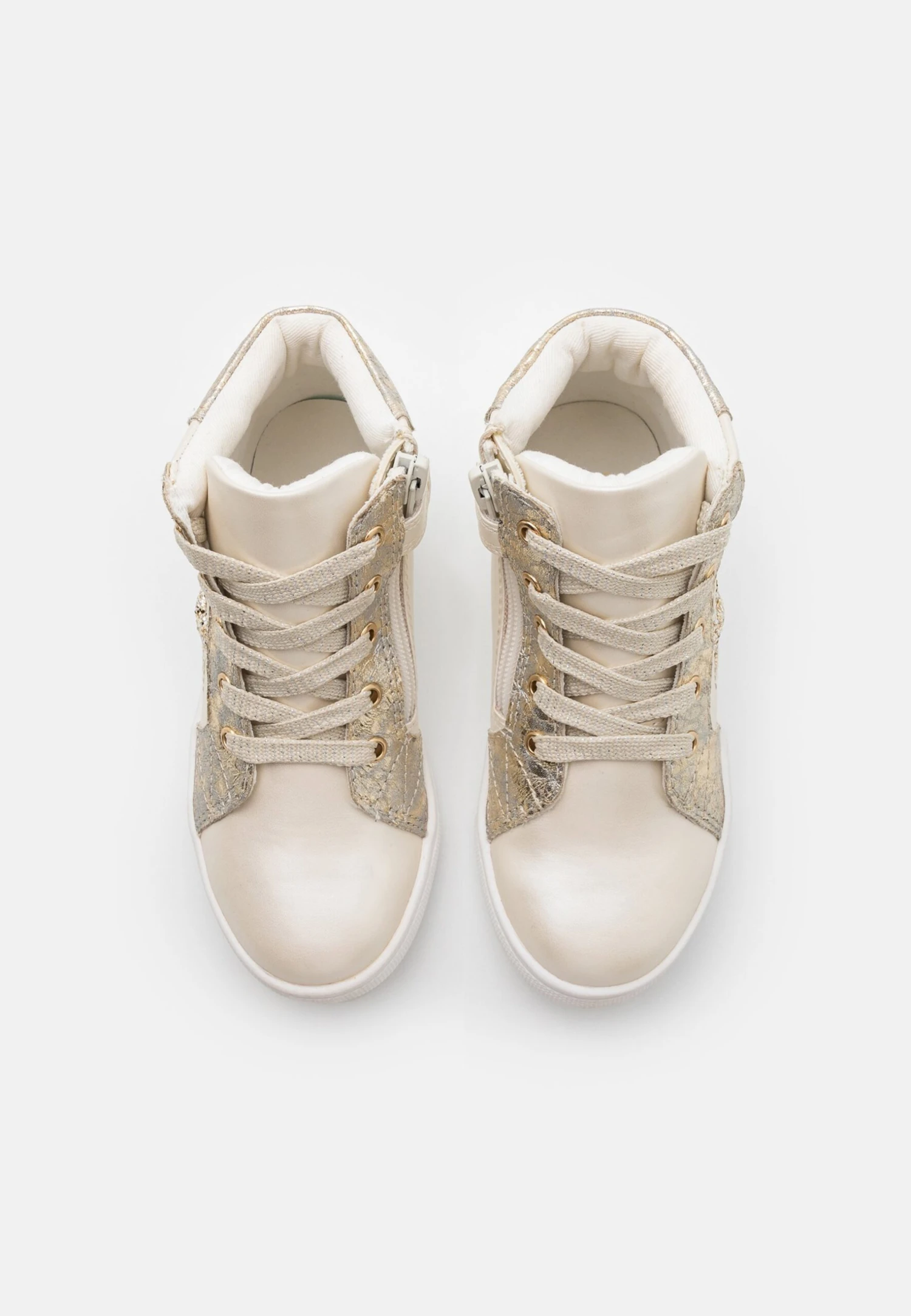 Friboo Sneakers Hoog - Off-White 4 Friboo Sneakers Hoog - Off-White - Afbeelding 4