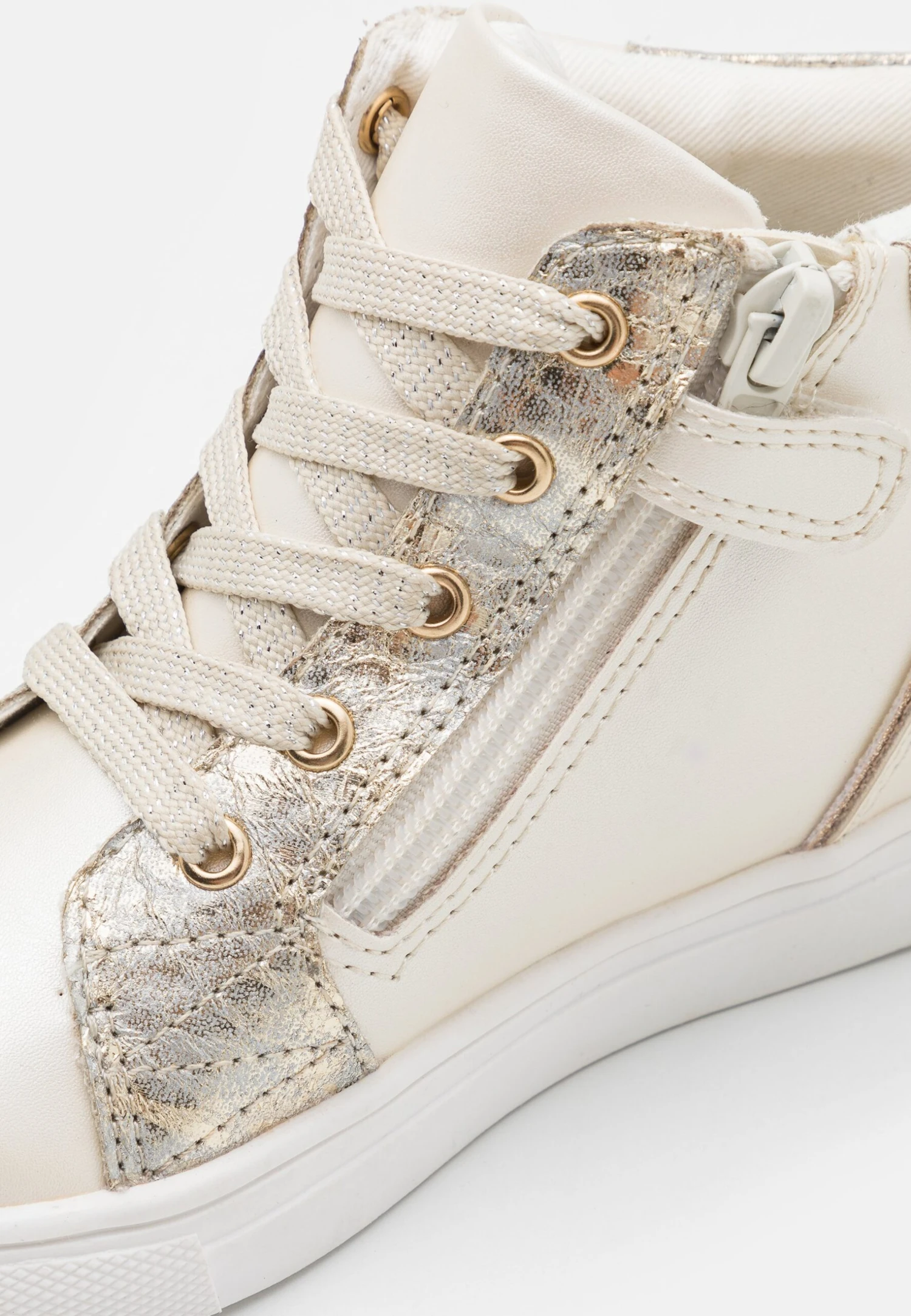 Friboo Sneakers Hoog - Off-White 6 Friboo Sneakers Hoog - Off-White - Afbeelding 6