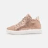 Friboo Leather - Sneakers Hoog - Rose Gold