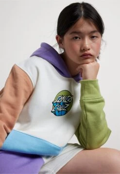 Santa Cruz Youth Fun Hood Unisex - Sweater - Optic White