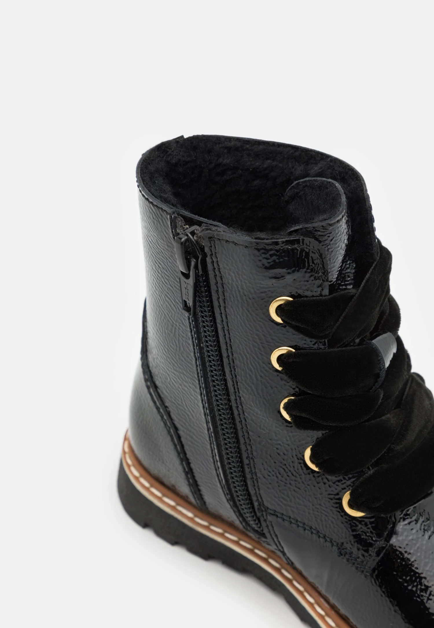 Friboo Leather - Veterboots - Black 6 Friboo Leather - Veterboots - Black - Afbeelding 6