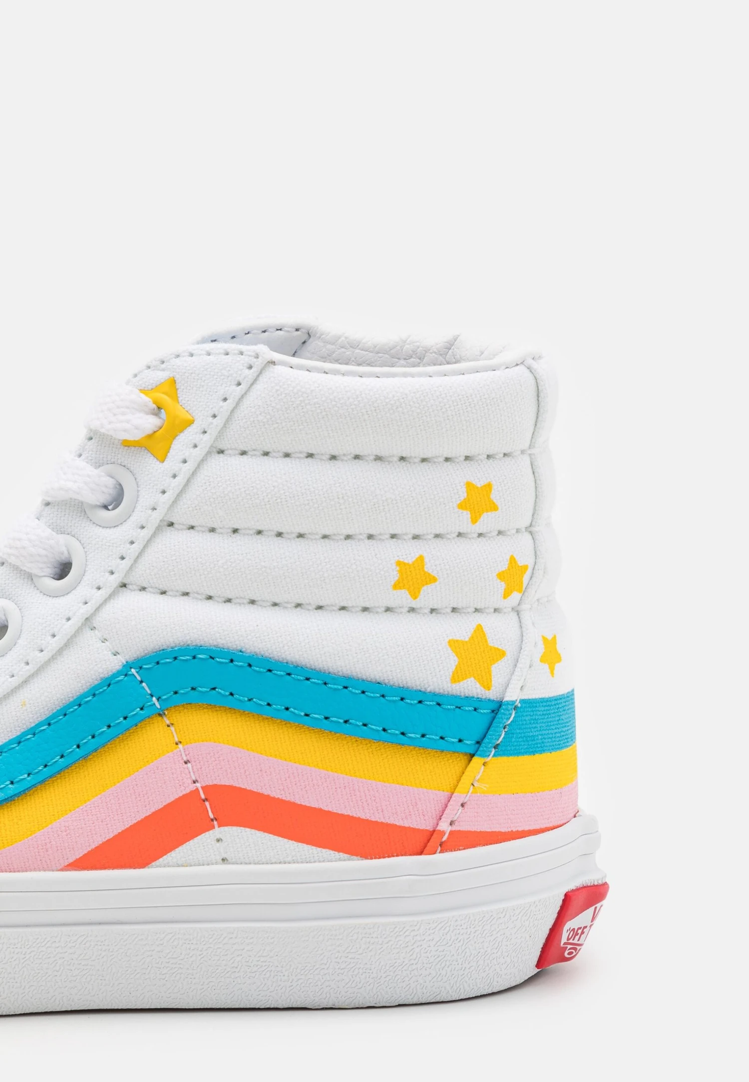 Vans Sk8-Hi Rainbow Star Unisex - Sneakers Hoog - True White/Multi-Coloured 6 Vans Sk8-Hi Rainbow Star Unisex - Sneakers Hoog - True White/Multi-Coloured - Afbeelding 6